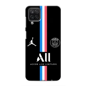 Чохли PSG для Samsung Galaxy M12 (AlphaPrint) (футболка ПСЖ)