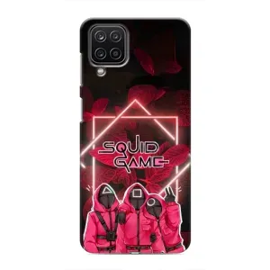Чохол Гра в кальмара для Samsung Galaxy M12 (Охоронці Гра кальмара)