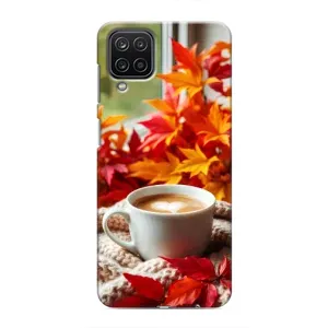 Чехол с уникальным дизайном «Осень с кофе» для Samsung Galaxy M12