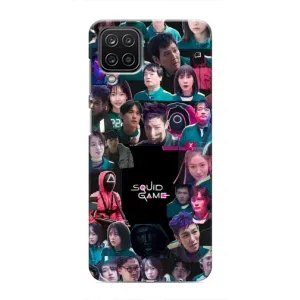 Чохол Гра в кальмара для Samsung Galaxy M12 (Колаж Гра кальмара)