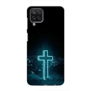 Чехол для Samsung Galaxy M12 (AlphaPrint) - (Христианские)