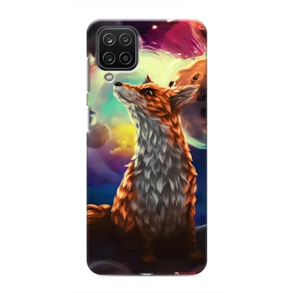 Чехол с принтом «Лисица в космосе» для Samsung Galaxy M12