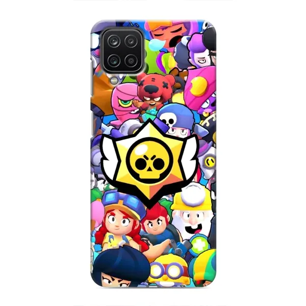 Чехол с принтом «Лого Brawl Stars» для Samsung Galaxy M12