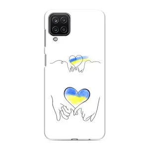 Чохол для Патріота України Samsung Galaxy M12 - (AlphaPrint) (Мир Україні)