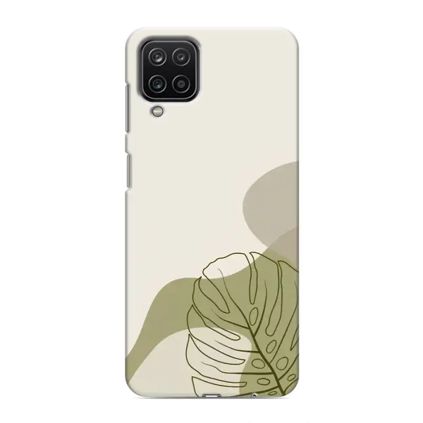Чохол з принтом «Зелена монстера дизайн» для Samsung Galaxy M12