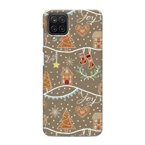Новорічні, Святкові Чохли для Samsung Galaxy M12 - 2024 год (Новорічні пряники)