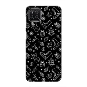 Новорічні, Святкові Чохли для Samsung Galaxy M12 - 2024 год (Новорічний фон)