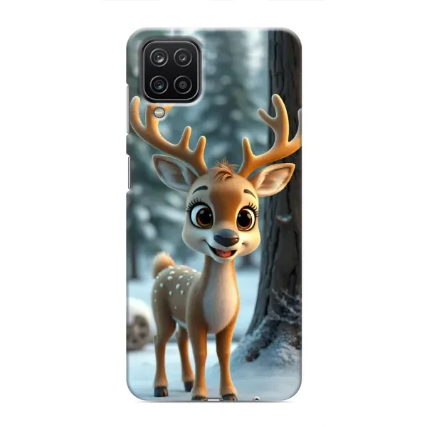 Чехол с принтом «Олененок в лесу» для Samsung Galaxy M12