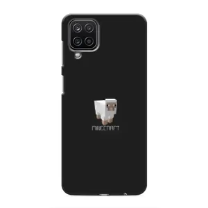 Чехол Майнкрафт на Samsung Galaxy M12 (AlphaPrint) Minecraft (Овечка Майнкрафт)