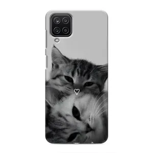 Чохол з малюнком кіт на Samsung Galaxy M12 (Пара котів)