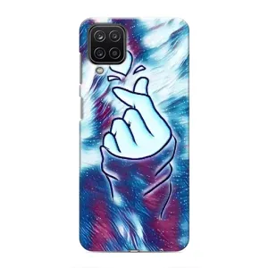 Чохол з принтом «Радужне серце» для Samsung Galaxy M12