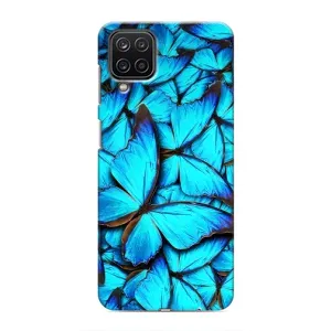 Чохол з принтом для Samsung Galaxy M12:
				Самсунг Гэлексі M12 - (Прикольні) (AlphaPrint) (Сині метелики)