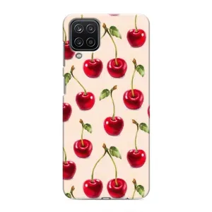 Чехлы с Фруктами для Samsung Galaxy M12 (VPrint) (Вишня)