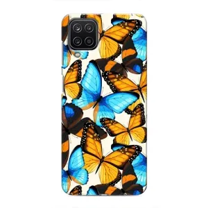 Чохол з принтом для Samsung Galaxy M12:
				Самсунг Гэлексі M12 - (Прикольні) (AlphaPrint) (Яскраві метелики)