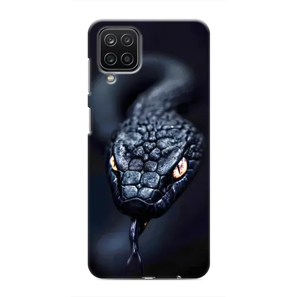 Чохол з принтом «Чорна змія» для Samsung Galaxy M12