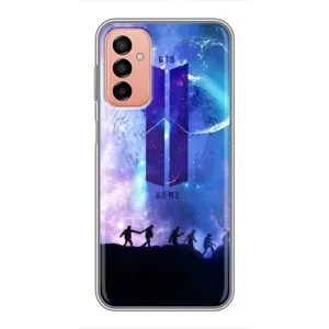 Чехлы BTS для Samsung Galaxy M13 (AlphaPrint) (Army BTS)