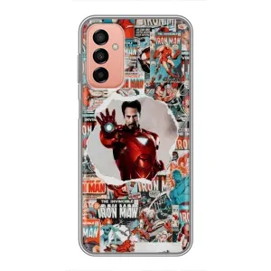 Чехлы с героями Марвел Samsung Galaxy M13 (VPrint) (Айронмен)