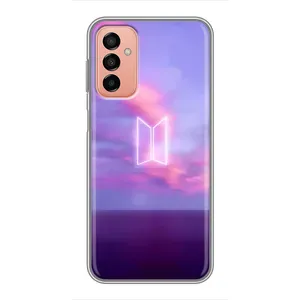 Чехлы BTS для Samsung Galaxy M13 (AlphaPrint) (BTS логотип)
