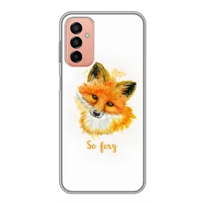 Чехлы с картинкой Лисички для Samsung Galaxy M13 (VPrint) (Девочка Лиса)