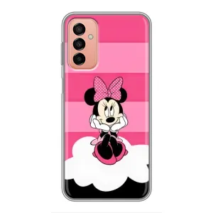 Міккі Маус чохол для Samsung Galaxy M13 (AlphaPrint - Мультяшні) (Дівчинка Maus)