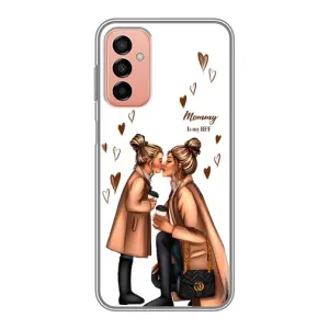 Чохол з друком для Samsung Galaxy M13 - (Мама з дитинкою) (AlphaPrint) (Донька і мама)