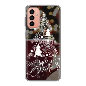 Рождественские Чехлы для Samsung Galaxy M13 (VPrint) (Елочка узорная)