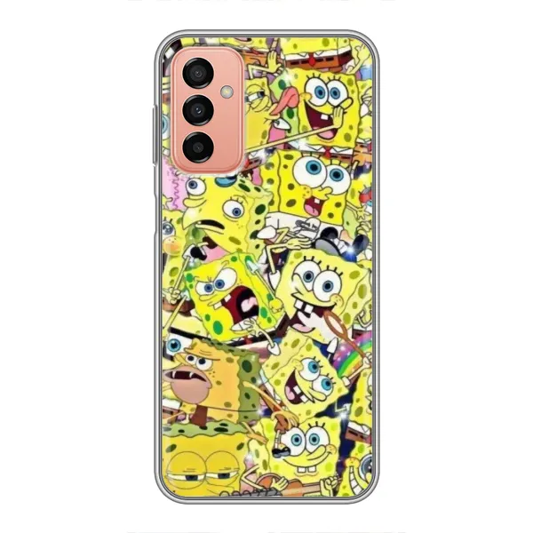 Чехол с принтом «Эмоции Спанч Боба» для Samsung Galaxy M13 Чехол с принтом «Эмоции Спанч Боба» для Samsung Galaxy M13
