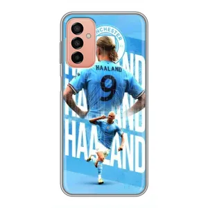 Чехлы с футболистом Ерлинг Холанд для Samsung Galaxy M13 (AlphaPrint) (Erling Haaland)