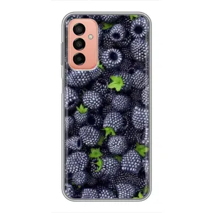 Чехлы с Фруктами для Samsung Galaxy M13 (VPrint) (Ежевика)
