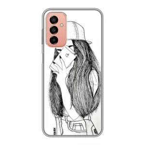 Чохол з друком для Samsung Galaxy M13 - (Мода) (AlphaPrint) (Фото дівчини)