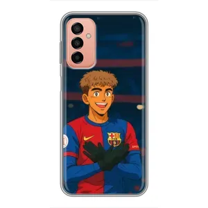Чехол с футболистом Ламин Ямаль Samsung Galaxy M13 (Футболист Ямаль)