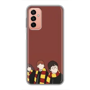 Чехлы с Гарри Поттером для Samsung Galaxy M13 (AlphaPrint) (Гарри с друзьями)