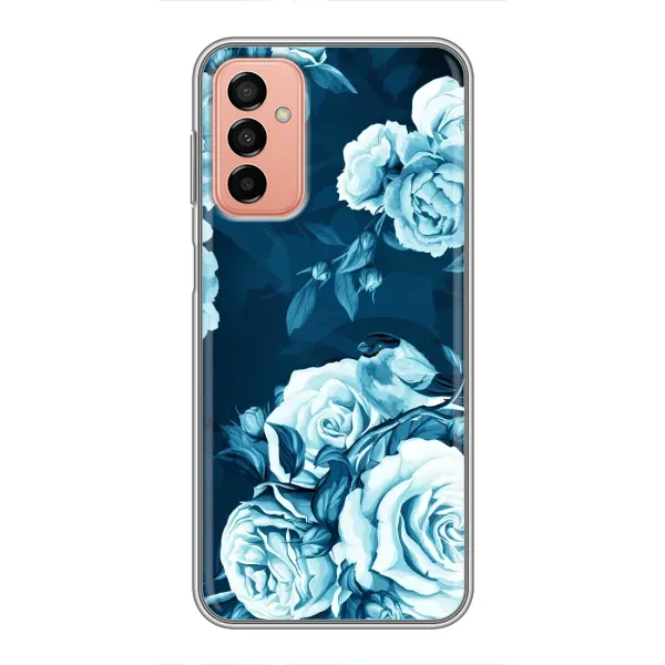 Чехол с принтом «Голубые Бутоны» для Samsung Galaxy M13
