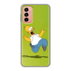Чехол с Симпсонами для Samsung Galaxy M13 (VPrint) (Гомер Симпсон)