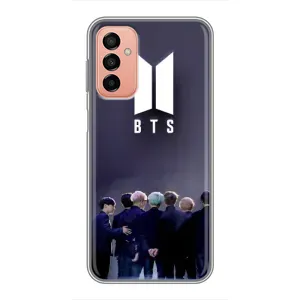 Чехлы BTS для Samsung Galaxy M13 (AlphaPrint) (Группа BTS)