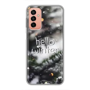 Новогодние, Праздничные Чехлы для Samsung Galaxy M13 - 2024 год (Hello winter)