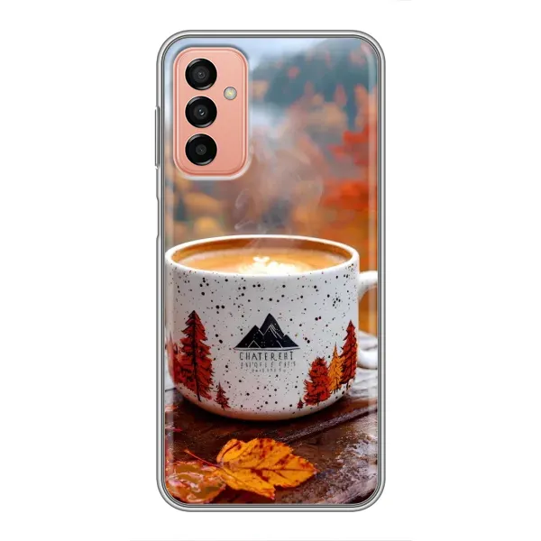 Чехол с принтом «Кофе на природе» для Samsung Galaxy M13