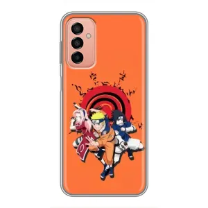 Naruto Anime Чехлы для Самсунг М13 (AlphaPrint) (команда Наруто)