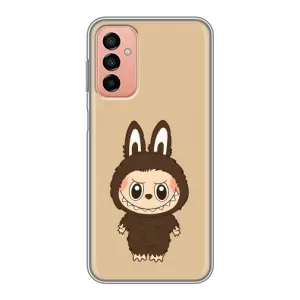 Чехол с Лабубу на Samsung Galaxy M13 (Bored Ape в красном)