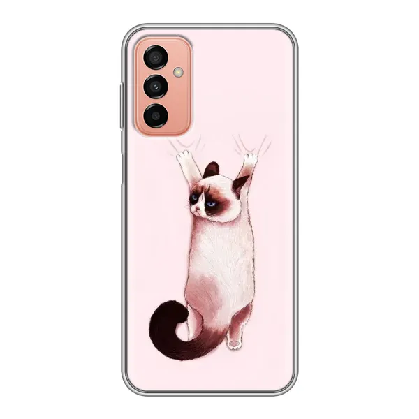 Чехол с принтом «Котик падает» для Samsung Galaxy M13