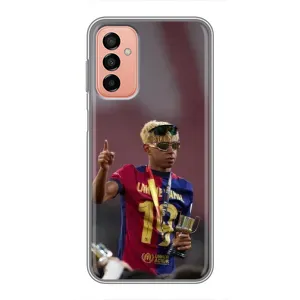 Чехол с футболистом Ламин Ямаль Samsung Galaxy M13 (Lamine Yamal)