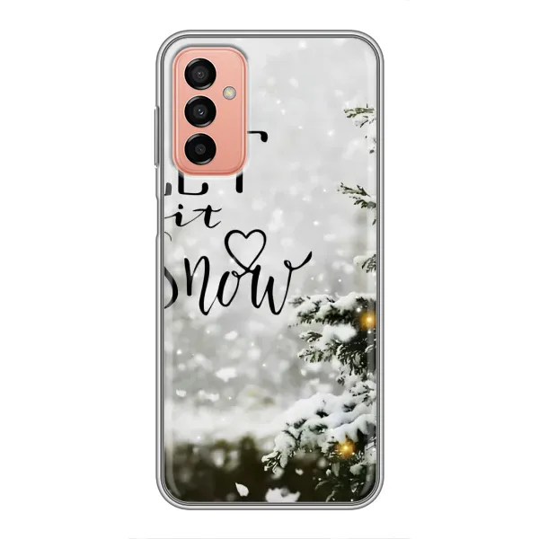 Чехол с принтом «Let it snow» для Samsung Galaxy M13 Чехол с принтом «Let it snow» для Samsung Galaxy M13