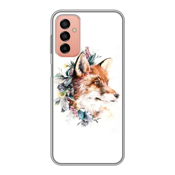 Чехол с принтом «Лисичка в цветочках» для Samsung Galaxy M13 Чехол с принтом «Лисичка в цветочках» для Samsung Galaxy M13