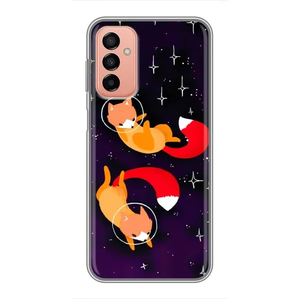 Чехол с принтом «Лисички космонавты» для Samsung Galaxy M13 Чехол с принтом «Лисички космонавты» для Samsung Galaxy M13