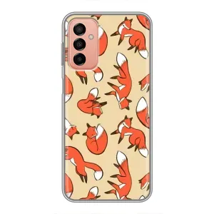 Чехлы с картинкой Лисички для Samsung Galaxy M13 (VPrint) (Лисички)