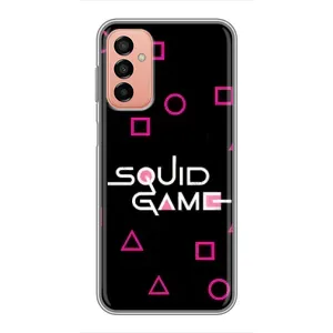 Чехол Гра в кальмара для Samsung Galaxy M13 (Паттерн Игра кальмара)