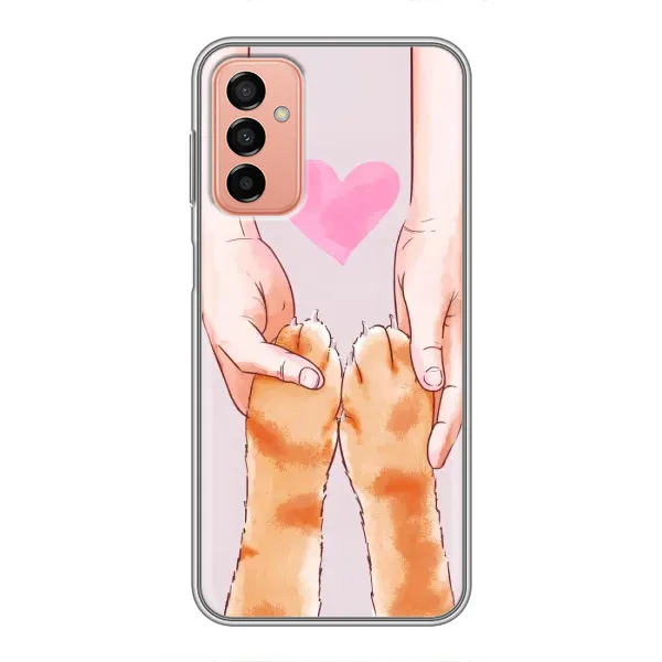 Чехол с принтом «Любовь к котикам» для Samsung Galaxy M13