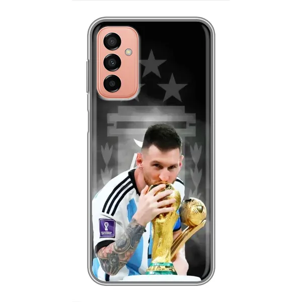 Чехол с принтом «Месси Чемпион» для Samsung Galaxy M13