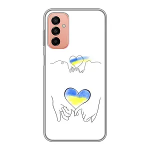 Чехол для Патриота Украины Samsung Galaxy M13 - (AlphaPrint) (Мир Украине)
