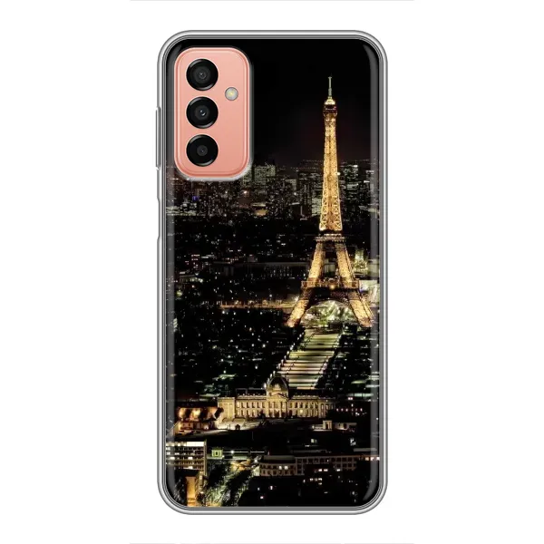 Чехол с принтом «Ночной Париж» для Samsung Galaxy M13
